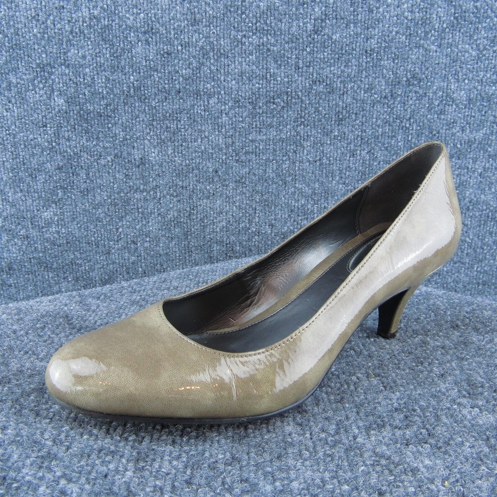 Alfani Women Pump Heel Shoes Denny Brown Synthetic Size 8.5 Medium (B, M)